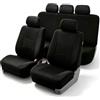 FARYODI Set di coprisedili universali per auto, lavabili in 5 posti, traspiranti, resistenti, per sedili anteriori e posteriori, per quattro stagioni, per interni auto, antisporco (nero)