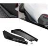 WHLYQF Diffusore per paraurti Posteriore Auto, per Renault Clio 4 2012-2019 Splitter per Gonna parafango Laterale Auto Spoiler Angolo avvolgimento,A-Schwarz