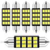 Alburan C5W LED 12V 41mm, 6 Lampadine Auto CANBUS, Luci LED Interni Auto, Festoon | Luci LED Auto Interno, Lampadina LED 12V, Bianco 6000K, Disponibile nelle Misure 31 36 39 41mm, Plafoniera, Bagagliaio, Porte