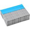 GAsupply 3000G Pesi Equilibratura Nero per Ruote | 50 Barre Autoadesive 5g*4+10g*4 | Zincate e Rivestite in Plastica