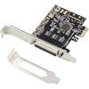 Conceptronic Scheda PCIe seriale DB9-RS232 a 4 porte