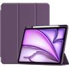 ProCase Cover per iPad Air 13 Pollici M4 2026/M3 2025/M2 2024 | Custodia Smart con Supporto Ricarica Pencil 2, Leggera con Auto Sleep/Wake -Rosa chiaro