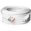 Vaniika Cavo USB C extra lungo, 5 m, cavo di prolunga da USB A a C, cavo di ricarica per telecamere di sicurezza, tablet, smartphone, controller e altro ancora