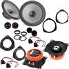 Tecmedia Kit 6 Casse Altoparlanti Hertz K165 e DCX100.3 Anteriori e Posteriori con Adattatori e Connettori compatibile con Fiat Punto Evo (199) dal 2007