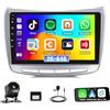 GOHHDL 2G+64G GOHHDL Android 15 Autoradio CarPlay per Lancia Delta 2009-2019 | 9 Pollici Autoradio con Carplay, Android Auto, Mirror Link, Bluetooth, Radio FM/AM/RDS, EQ e Retromarcia SWC + Microfono