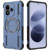 HULLIN Cover Telefono Design per Redmi Note 17 (4G) / Redmi Note 17 5G (6.99 Inches), Custodia Antiurto Armatura con Anello Magnetico - Blu