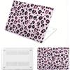 FFBOFFC Custodia per MacBook Air 15'' M2/M3/M4/M5, Leopardo viola | 2023 2024 2025 2026, A3448/A3241/A3114/A2941, Custodia Rigida Anti-crepa Case Cover Protettivo per Apple Mac Air 15.3''