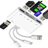 zoyuzan Lettore di schede SD per iPhone 17 16 15 14 13 Pro Max Adattatore USB C Lightning a Micro SD Cle Memoria OTG 3.0 Flash Photo per Apple iPad Compact Accessorio Dispositivo Disco Esterno Caricabatterie