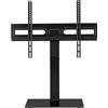 Wiltec Piantana per televisore per schermi da 32" a 65", porta televisione fino a 40 kg, piedistallo TV orientabile VESA max. 400 x 400, supporto TV da pavimento indipendente senza forature