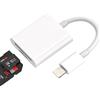 zoyuzan TF Flash Card Reader accessori adattatore Micro SD per iPhone Lightning camera memory compact photo photography viewer compatibile per Apple 11 12 13 14 Pro Max X XS XR Plus SE per iPad Air Mini 2019
