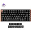 Keychron K2 HE Tastiera Wireless 2,4 GHz, 75% Tastiera Gamer AZERTY Francese, RGB, Hot-Swap, QMK/Via, Interruttori Magnetici Gateron Dual Rail Nebula per Mac/Windows, Edizione speciale - Nero