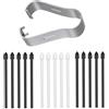 SUEEWE 15 Pezzi Punte per Samsung S Pen Galaxy Tab S10 Lite/FE+ Plus/Ultra/S9/S8 | per Samsung S Pen Glaxy Tab S10 Lite/FE/FE+ Plus/Ultra & S9 + Plus/FE+ Plus/Ultra & S6 Lite & S7 FE & S8, Nero+Bianco