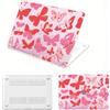 FFBOFFC Custodia per MacBook Air 15'' M2/M3/M4/M5, Farfalla rossa | 2023 2024 2025 2026, A3448/A3241/A3114/A2941, Custodia Rigida Anti-crepa Case Cover Protettivo per Apple Mac Air 15.3''