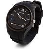 Martian MN200BBB Notifer Fashion Smartwatch con Text e App Alerts, iOS e Android Compatible, Nero