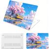 FFBOFFC Case per MacBook Pro 13 A1278 (versione con CD-ROM), Paesaggio giapponese | 2012 2011 2010 2009 2008, Custodia rigida in plastica resistente alle crepe con grafica premium