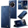 owlhold Custodia Honor Magic7 Lite Portafoglio Flip [Antiurtoo][Cavalletto][Carta Fessura] Cover Pelle per Honor Magic7 Lite -Blu