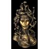 Statua Medusa In Bronzo - Busto In Resina - Perseo Gorgoni Deko