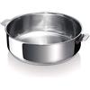 Beka Cookware Beka Sautepan 12325254 Evolution, pentola in acciaio inossidabile, diametro 24 cm, adatta ai fornelli a induzione, manico rimovibile