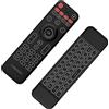 Orbsmart Telecomando wireless Airmouse Orbsmart AM-1 Pro con mini-tastiera in tedesco, illuminazione a LED, microfono
