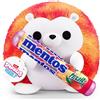 ZURU 77573J - Snackles Igel in Rot-Orange mit Mentos Fruit, Serie 2 - Kuscheltier (35 cm)