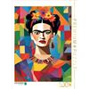 CALVENDO Puzzle Esplosione di forza a colori. Ritratto moderno di donna in stile geometrico | Puzzle da 1000 pezzi dimensioni 64x48cm Puzzle fotografico per le ore felici