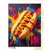 CALVENDO Puzzle Hot Dog nella Torre dei Colori | 2000 pezzi 90x67cm Foto-Puzzle per l'happy hour