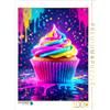 CALVENDO Puzzle Cupcake in a Neon Rush | 1000 pezzi dimensioni 64x48cm Foto-Puzzle per l'happy hour
