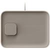 Twelve South, caricabatterie wireless Qi2 Kabelloses Valet Large da 25W con porta USB-C e vano portaoggetti, color taupe