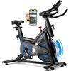 Selius Cyclette da casa con resistenza magnetica - Portata massima: 160 kg - Ergometro silenzioso