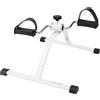 Selius Mini cyclette da casa, colore bianco - Resistenza regolabile manualmente - Peso: 2 kg - Materiale: metallo