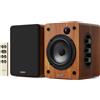 Selius Altoparlante Bluetooth a forma di libreria - Potenza: 60 Watt - Dimensioni: 15x13,6x18 cm - Colore: noce