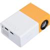 Selius Proiettore portatile LED, risoluzione 1920x1080P, lunghezza 12,6 cm, luce soffusa, ideale per home cinema e visione di film