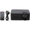 Selius Proiettore portatile - Risoluzione HD 1080P - Schermo LCD - Altoparlante integrato - Ideale per home theater e uso esterno - Mini proiettore