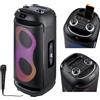 Selius Altoparlante Bluetooth da festa, 500 Watt - Altoparlante portatile con funzione karaoke
