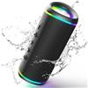 Selius Altoparlante Bluetooth portatile da 30W - Luci RGB - Audio stereo - Resistente all'acqua (IPX5) - Autonomia della batteria di 10 ore - Design compatto