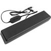 Selius Soundbar USB, altoparlante, colore nero - Potenza: 3 Watt - Dimensioni: 34 cm - Materiale: Plastica - Adatta per computer desktop e portatili