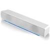 Selius Soundbar per PC - Potenza di uscita: 3 Watt - Connessione USB e jack da 3,5 mm - Colore: bianco