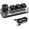 Selius Mini tastiera meccanica - 3 tasti programmabili con illuminazione RGB