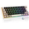 Selius Tastiera da gaming meccanica, dimensioni compatte (60%), retroilluminazione RGB, tasti in PBT