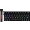 Selius Tastiera 60% Magnetica Bluetooth - Retroilluminazione RGB - Compatta, 61 tasti - Nera