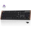 Selius Tastiera meccanica 100% italiana, con connessione magnetica, Bluetooth 5.2, retroilluminazione RGB, realizzata in alluminio e ABS