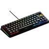 Selius Tastiera meccanica 65%, layout francese AZERTY - Frequenza di polling: 8000 Hz - Colore: nero - Connessione: USB-C (cablata)