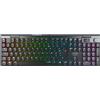 Selius Tastiera da gioco wireless - Layout francese AZERTY - Interruttori MX Low Profile 2.0 RED - Illuminazione RGB