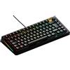 Selius Tastiera meccanica 75% con layout francese AZERTY - Interruttori a effetto Hall - Dimensioni: 33,8 x 15,2 x 4,5 cm - Colore: nero - Tastiera da gaming