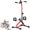 Selius Cyclette per riabilitazione - Manuale - 4 kg - Acciaio al carbonio e plastica - Nera