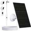 Selius Pannello solare per videocamera di sicurezza Ring - 7 Watt, silicio cristallino, alloggiamento in alluminio