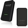 Selius Adattatore CarPlay wireless con connessioni USB Type-C e USB-A e interfaccia utente rossa