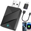 Selius Adattatore wireless 2-in-1 per CarPlay e Android Auto, da collegare e utilizzare immediatamente