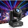VEVOR Luce Testa Mobile LED RGB 30 W 1 Pezzo, Luce da Palco DJ Stroboscopio | con 8 Gobo e 8 Colori, Pan 540° e Tilt 270°, Controllo DMX e Attivazione Sonora, Ideale per Matrimoni, Feste, Bar ed Eventi