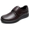 JOMIX Scarpe Uomo Scarpe Salutari con Chiusura A Strappo Suola Piatta per Uso Quotidiano Autunno Inverno Piedi Largi
